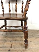 Antique 19th Century Ash & Elm Smokers Bow Chair (7 of 12) Antique 19th Century Ash & Elm Smokers Bow Chair (7 of 12)