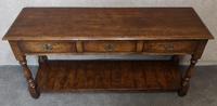 Reproduction Oak Dresser Base / Oak Side Table (5 of 10) Reproduction Oak Dresser Base / Oak Side Table (5 of 10)