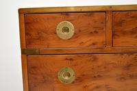 Antique Yew Wood Military Campaign Chest of Drawers (7 of 13) Antique Yew Wood Military Campaign Chest of Drawers (7 of 13)