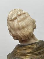 Important Art Nouveau Bronze Marble Seated Lady Sculpture By Xavier Raphanel (34 of 39) Important Art Nouveau Bronze Marble Seated Lady Sculpture By Xavier Raphanel (34 of 39)