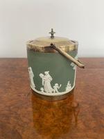 Antique Wedgwood Jasper Ware Biscuit Barrel (4 of 4) Antique Wedgwood Jasper Ware Biscuit Barrel (4 of 4)