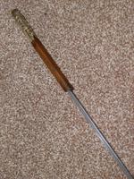 Vintage Bamboo 1953 Queen Elizabeth's Coronation Brass Topped Sword Stick (5 of 18) Vintage Bamboo 1953 Queen Elizabeth's Coronation Brass Topped Sword Stick (5 of 18)