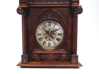 Interesting Rare German Striking Bracket Clock by Lenzkirch in Gothic Oak Glazed Case (12 of 13) Interesting Rare German Striking Bracket Clock by Lenzkirch in Gothic Oak Glazed Case (12 of 13)