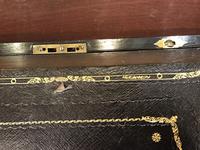 Burr Walnut Brass Inlaid Writing Box (2 of 17) Burr Walnut Brass Inlaid Writing Box (2 of 17)