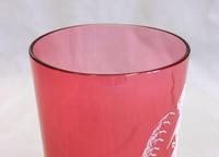 Mary Gregory Antique Cranberry Glass Tot (4 of 4) Mary Gregory Antique Cranberry Glass Tot (4 of 4)