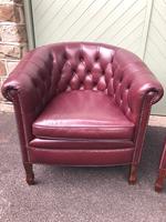 Pair of Antique Leather Gentleman's Club Armchairs (2 of 8) Pair of Antique Leather Gentleman's Club Armchairs (2 of 8)