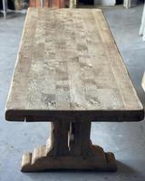 Superb Rustic Large Bleached Oak Farmhouse Table with Extensions (5 of 36) Superb Rustic Large Bleached Oak Farmhouse Table with Extensions (5 of 36)