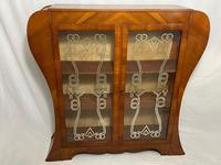 Art Deco Walnut Curved Bookcase Display Storage Cabinet (2 of 29) Art Deco Walnut Curved Bookcase Display Storage Cabinet (2 of 29)