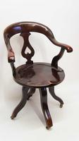 Victorian Mahogany swivel, desk or office chair (8 of 15) Victorian Mahogany swivel, desk or office chair (8 of 15)