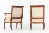 Pair of 19th Century French Walnut Armchairs (7 of 9) Pair of 19th Century French Walnut Armchairs (7 of 9)