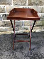 Antique Mahogany Butlers Tray on Stand (2 of 8) Antique Mahogany Butlers Tray on Stand (2 of 8)