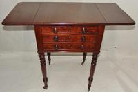 Regency Mahogany Work Pembroke Table (2 of 8) Regency Mahogany Work Pembroke Table (2 of 8)