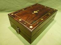 Regency Style Inlaid Rosewood Jewellery – Table Box c.1830 (10 of 11) Regency Style Inlaid Rosewood Jewellery – Table Box c.1830 (10 of 11)