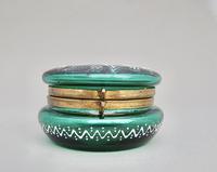 19th Century French Enamelled Glass Trinket Box c.1890 (7 of 7) 19th Century French Enamelled Glass Trinket Box c.1890 (7 of 7)