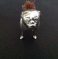 Antique Edwardian Silver Bulldog Pen Wipe - 1906 (4 of 5) Antique Edwardian Silver Bulldog Pen Wipe - 1906 (4 of 5)