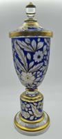 Antique Fritz Heckert Glass Vase with Cover, Large Trumpet Vase - Signed (6 of 8) Antique Fritz Heckert Glass Vase with Cover, Large Trumpet Vase - Signed (6 of 8)