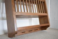 Solid Oak Wall Mounted Plate Rack (3 of 10) Solid Oak Wall Mounted Plate Rack (3 of 10)