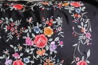 Early 19th Century Chinese Embroidered Silk Piano Shawl (12 of 15) Early 19th Century Chinese Embroidered Silk Piano Shawl (12 of 15)