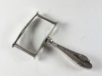 Antique Rectangular Silver Magnifying Glass Antique Rectangular Silver Magnifying Glass