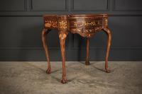 Pair of Dutch Marquetry Inlaid Serpentine Card Tables (11 of 18) Pair of Dutch Marquetry Inlaid Serpentine Card Tables (11 of 18)