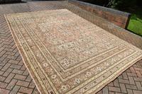 Antique Tabriz roomsize carpet 378x270cm (6 of 6) Antique Tabriz roomsize carpet 378x270cm (6 of 6)