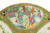 Late 19th Century Cantonese Porcelain Charger with Four Reserved Panels (2 of 5) Late 19th Century Cantonese Porcelain Charger with Four Reserved Panels (2 of 5)