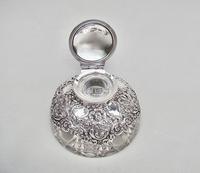 Fabulous Edwardian Silver Mounted Inkwell by Henry Matthews, Birmingham 1901 (3 of 6) Fabulous Edwardian Silver Mounted Inkwell by Henry Matthews, Birmingham 1901 (3 of 6)