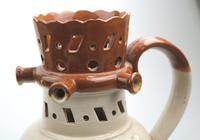 An Attractive Stoneware Pottery Staffordshire / Denby Puzzle Jug C.19thc (11 of 14) An Attractive Stoneware Pottery Staffordshire / Denby Puzzle Jug C.19thc (11 of 14)