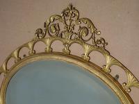 Most Elegant Oval Giltwood Mirror in the Manner of Gillows of Lancaster (4 of 4) Most Elegant Oval Giltwood Mirror in the Manner of Gillows of Lancaster (4 of 4)