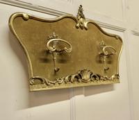 French Baroque Style Brass & Velvet Coat Hanger (3 of 5) French Baroque Style Brass & Velvet Coat Hanger (3 of 5)