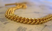 Vintage Pocket Watch Chain 1970 12ct Gold Plated Curb Link Albert With T Bar (6 of 10) Vintage Pocket Watch Chain 1970 12ct Gold Plated Curb Link Albert With T Bar (6 of 10)