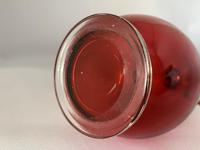 Cranberry & Silver Plated Claret Jug c.1900 (6 of 7) Cranberry & Silver Plated Claret Jug c.1900 (6 of 7)