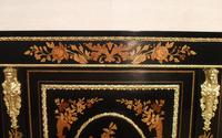 Victorian Ebonised & Marquetry Display Cabinet (6 of 7) Victorian Ebonised & Marquetry Display Cabinet (6 of 7)