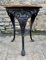 Antique Britannia Cast Iron Pub Table (6 of 9) Antique Britannia Cast Iron Pub Table (6 of 9)