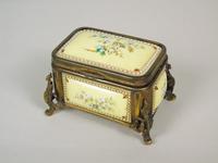 Antique Porcelain Gilt Metal Jewellery Box (2 of 9) Antique Porcelain Gilt Metal Jewellery Box (2 of 9)