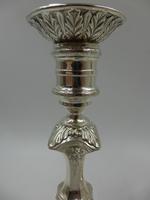Pair of Antique Edwardian Silver Candlesticks Sheffield 1903 (2 of 8) Pair of Antique Edwardian Silver Candlesticks Sheffield 1903 (2 of 8)