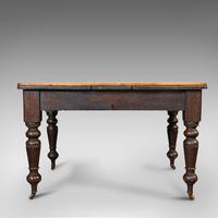 Antique Kitchen Table, English, Extending, Scrub Top, Dining, Victorian c.1870 (5 of 12) Antique Kitchen Table, English, Extending, Scrub Top, Dining, Victorian c.1870 (5 of 12)