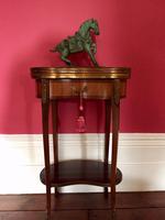 Antique French Kidney Shaped Side Table with Marble Top (10 of 10) Antique French Kidney Shaped Side Table with Marble Top (10 of 10)