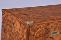 Burr Walnut Victorian Campaign Chest of Drawers (3 of 10) Burr Walnut Victorian Campaign Chest of Drawers (3 of 10)