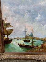 20th Century Oil On Canvas Venitian Scene (6 of 6) 20th Century Oil On Canvas Venitian Scene (6 of 6)