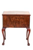 Antique Burr walnut 2 drawer lowboy circa 1930s (3 of 6) Antique Burr walnut 2 drawer lowboy circa 1930s (3 of 6)