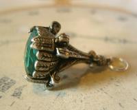 Vintage Pocket Watch Chain Fob 1950 Large Silver Nickel & Green Stone Victorian Revival Fob (7 of 10) Vintage Pocket Watch Chain Fob 1950 Large Silver Nickel & Green Stone Victorian Revival Fob (7 of 10)