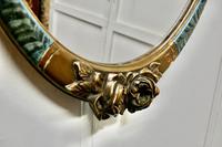 Large Mirror in Oval Ormolu Frame (4 of 6) Large Mirror in Oval Ormolu Frame (4 of 6)