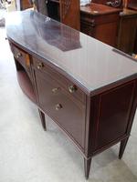 1960s Large Mahogany Serpentine Sideboard with Keys (5 of 5) 1960s Large Mahogany Serpentine Sideboard with Keys (5 of 5)