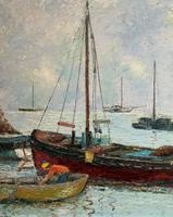 Marion Coker Leigh on Sea Fishing Boats Seascape Sailing Oil Painting (11 of 15) Marion Coker Leigh on Sea Fishing Boats Seascape Sailing Oil Painting (11 of 15)