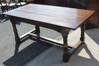 1960's Heavy Oak Refectory Table (5 of 6) 1960's Heavy Oak Refectory Table (5 of 6)