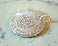 Antique Pocket Watch Chain Fob 1928 Lucky Silver One Shilling Old 5d Coin Fob (7 of 7) Antique Pocket Watch Chain Fob 1928 Lucky Silver One Shilling Old 5d Coin Fob (7 of 7)