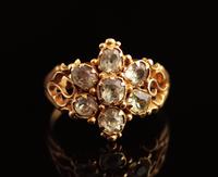 Antique Victorian Topaz Cluster Ring, 18ct Gold (9 of 11) Antique Victorian Topaz Cluster Ring, 18ct Gold (9 of 11)