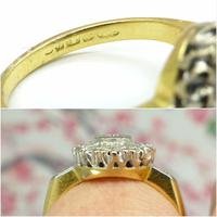 Vintage 18ct Platinum diamond cluster ring c.1960s (11 of 11) Vintage 18ct Platinum diamond cluster ring c.1960s (11 of 11)