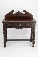 Antique Victorian Gothic Revival Oak Hall Table (13 of 13) Antique Victorian Gothic Revival Oak Hall Table (13 of 13)